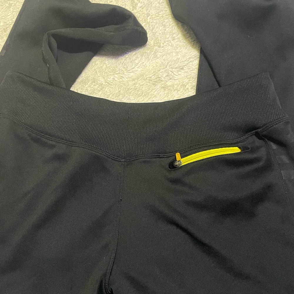 Nike Black Pants with Gold Logo Unisex - Picture 6 of 7